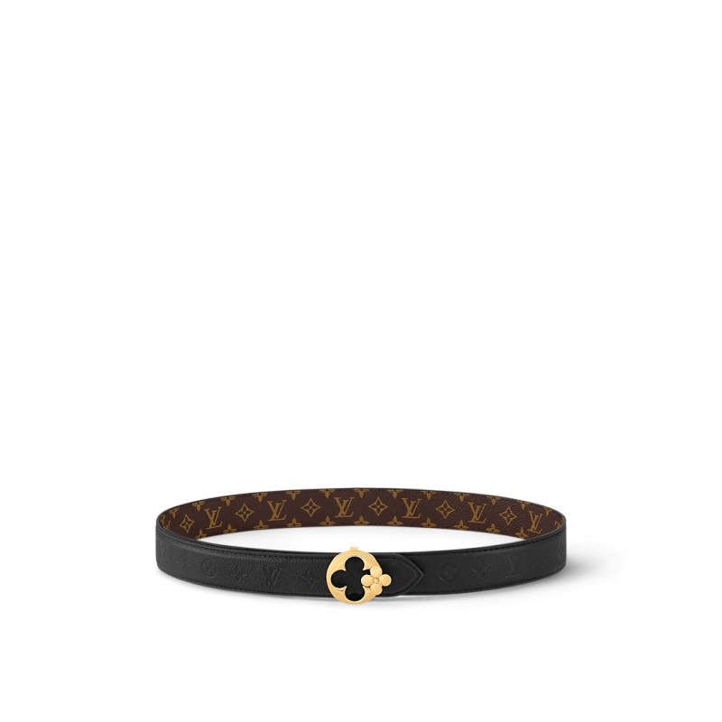 LV Flowergram Round 30mm Reversible Belt - Image 2